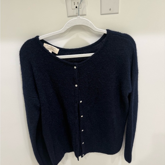 Sezane Gaspard Cardigan size L navy - Picture 4 of 5